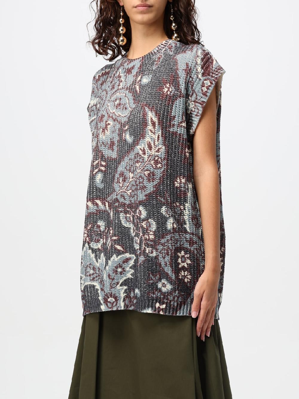 Giglio Top Etro in lana con motivo Paisley ACQUISTA ORA