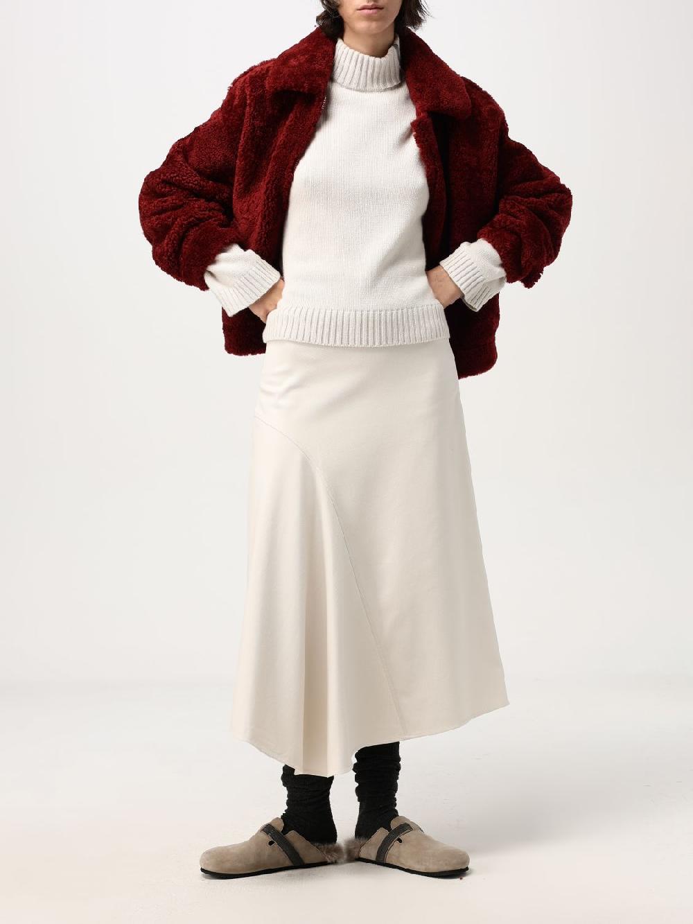 Giglio Gonna midi Brunello Cucinelli in cotone stretch Latest stili