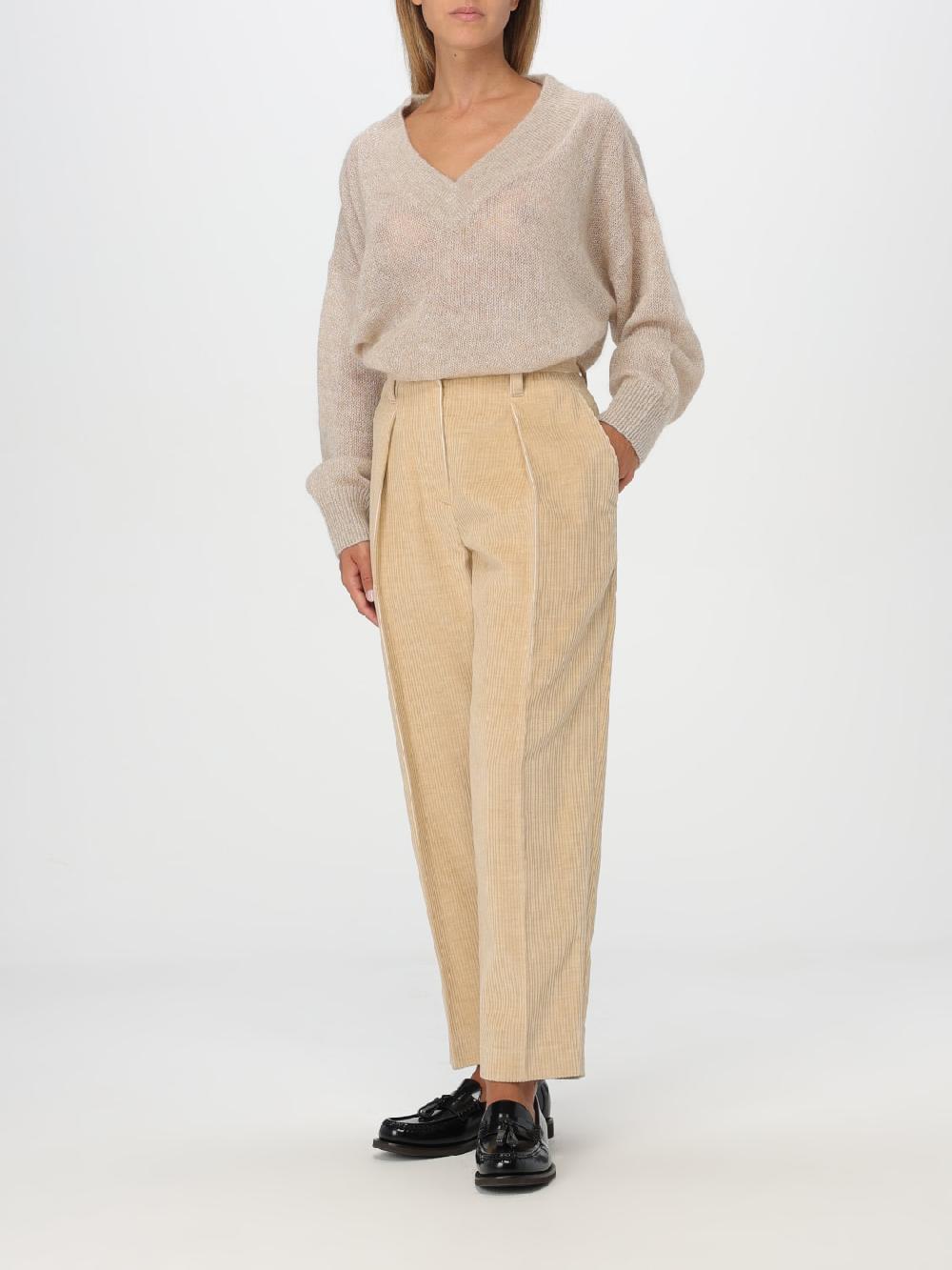 Giglio Pantalone in misto cotone Brunello Cucinelli Fino al 60% di sconto