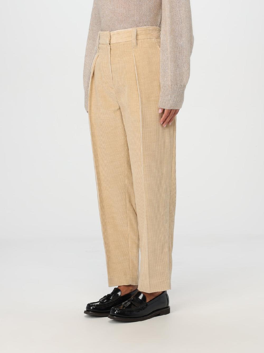Giglio Pantalone in misto cotone Brunello Cucinelli Fino al 60% di sconto