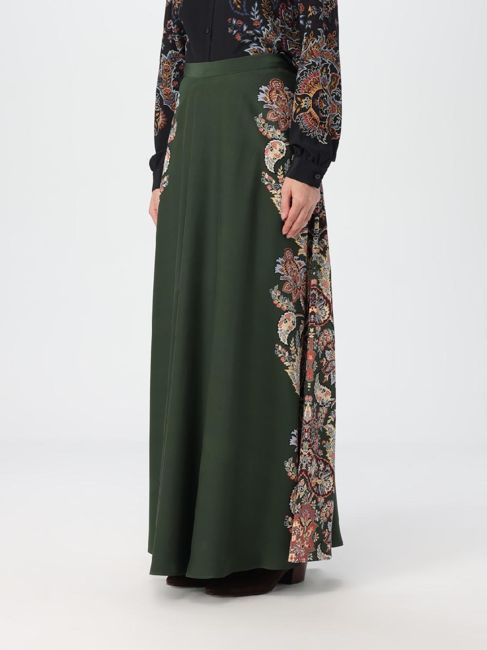 Giglio Gonna Etro in seta con stampa Paisley Fino al 65% di sconto