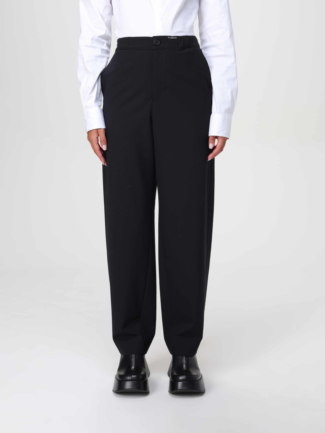 Giglio Pantalone Marni in misto lana vergine Fino al 55% di sconto