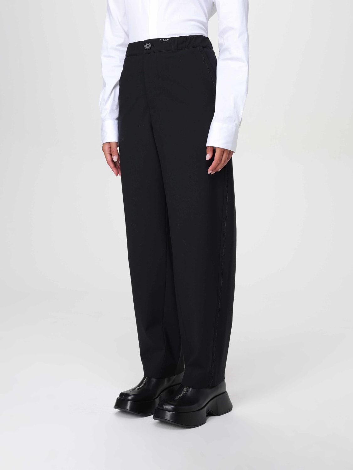 Giglio Pantalone Marni in misto lana vergine Fino al 55% di sconto