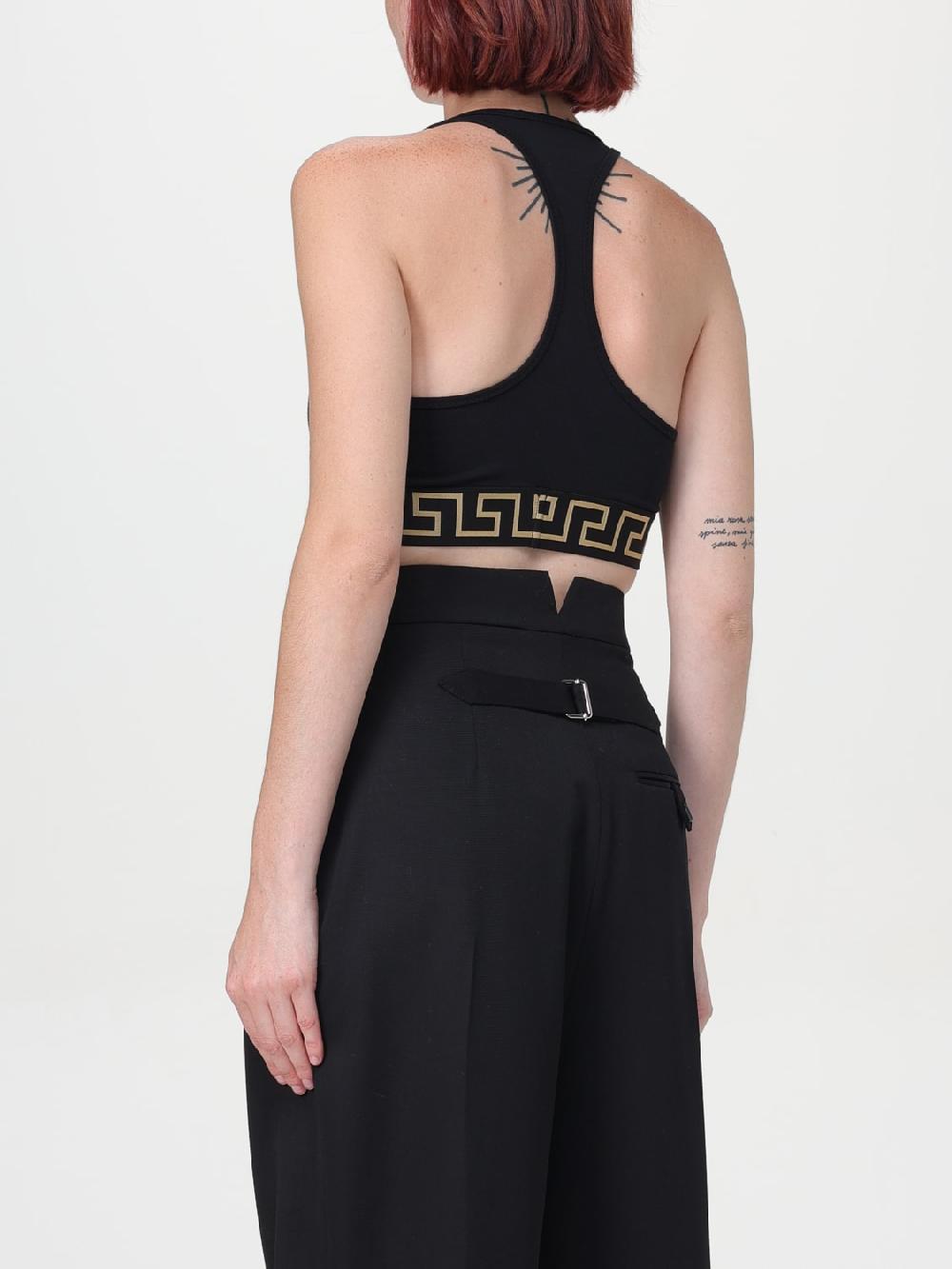 Giglio Top crop Greca Versace 50% di sconto con spedizione gratuita