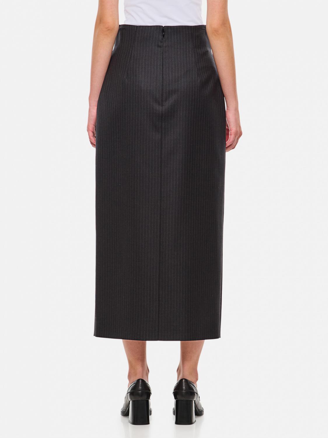 Giglio Gonna Alexander McQueen in lana a righe In vendita