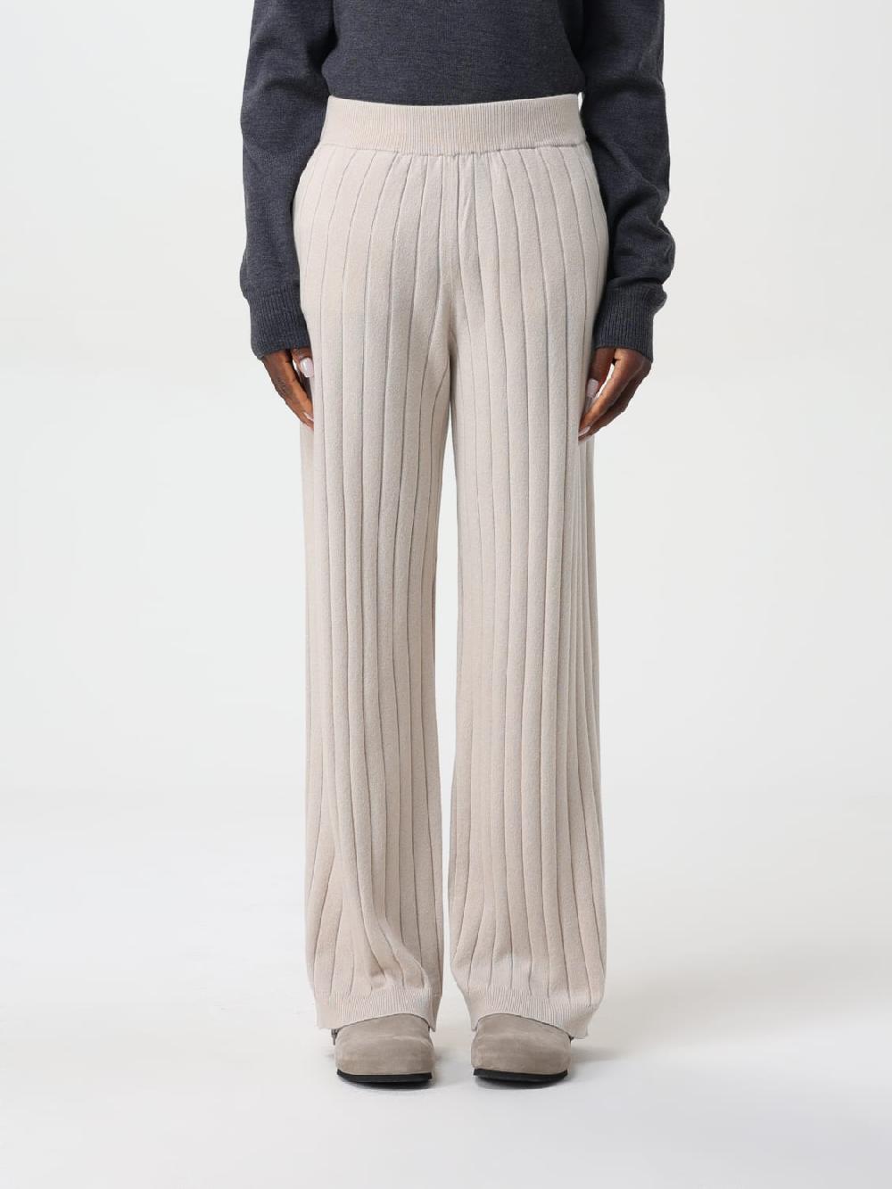 Giglio Pantalone Brunello Cucinelli in cashmere a coste Vendita