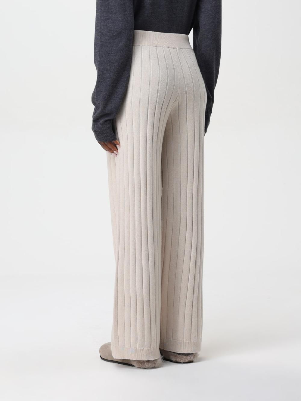 Giglio Pantalone Brunello Cucinelli in cashmere a coste Vendita