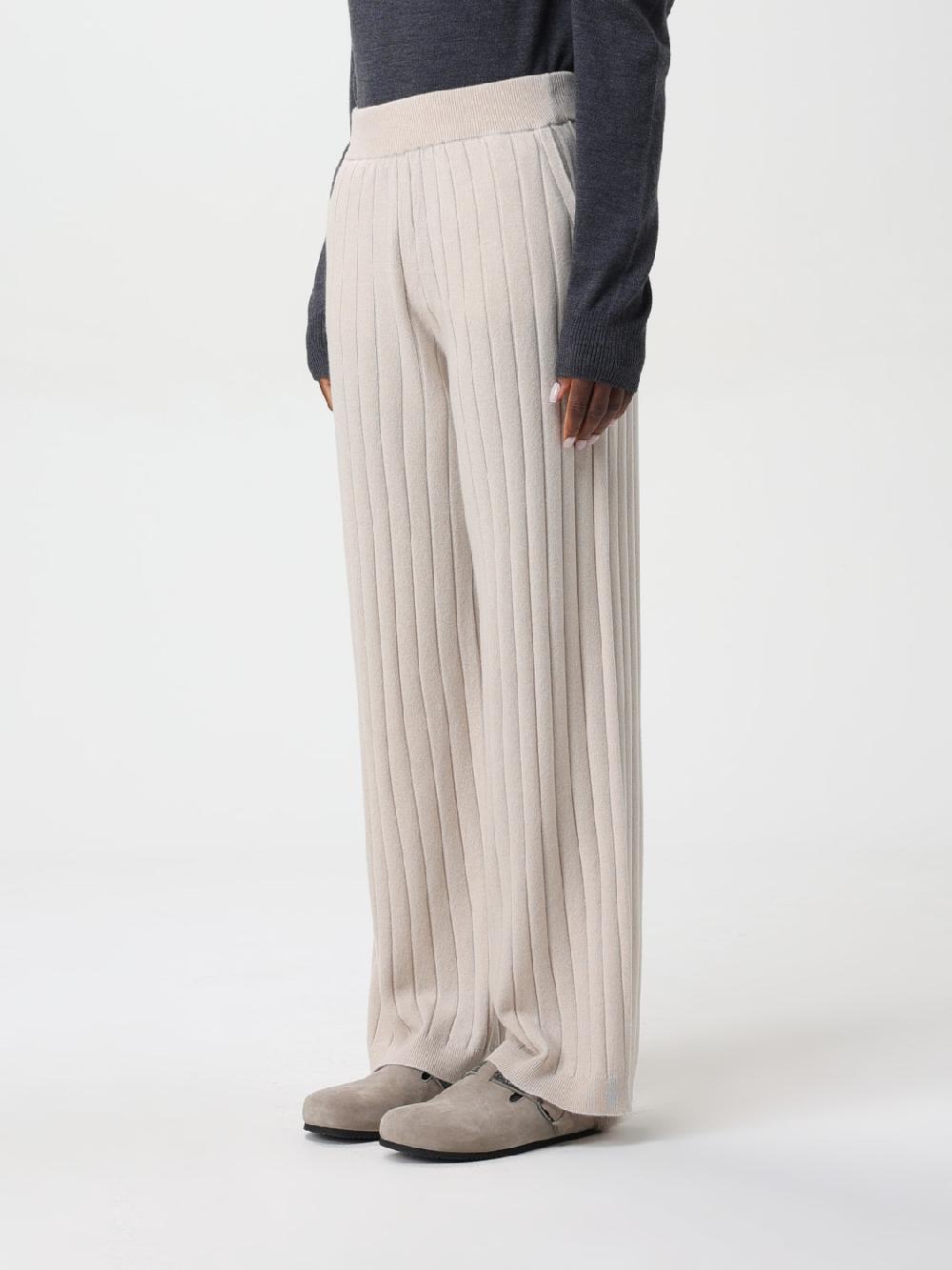 Giglio Pantalone Brunello Cucinelli in cashmere a coste Vendita