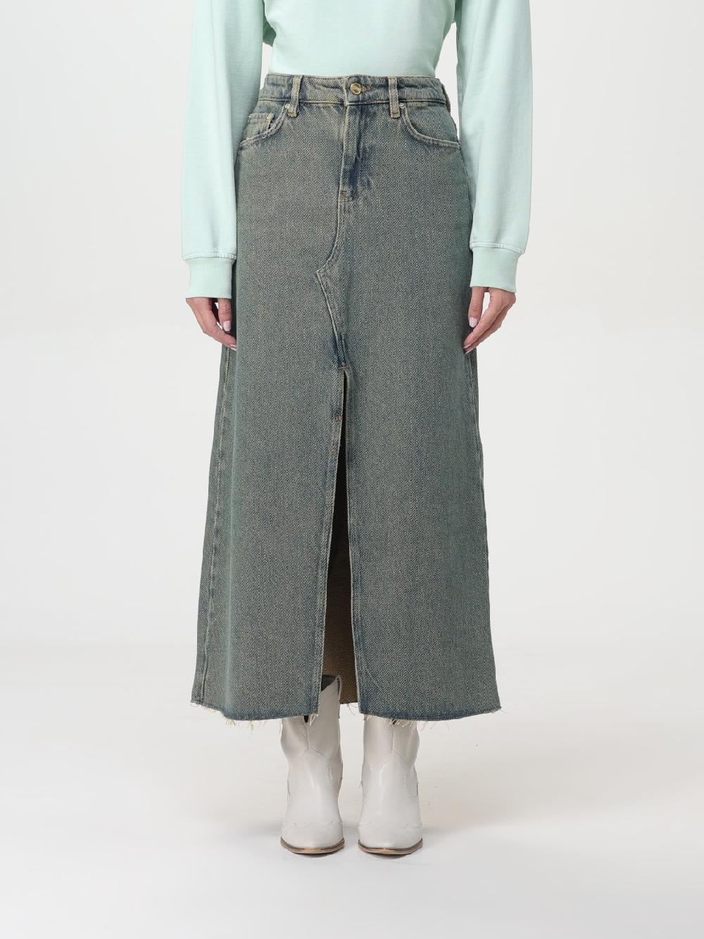 Giglio Gonna di jeans midi Ganni Promozione