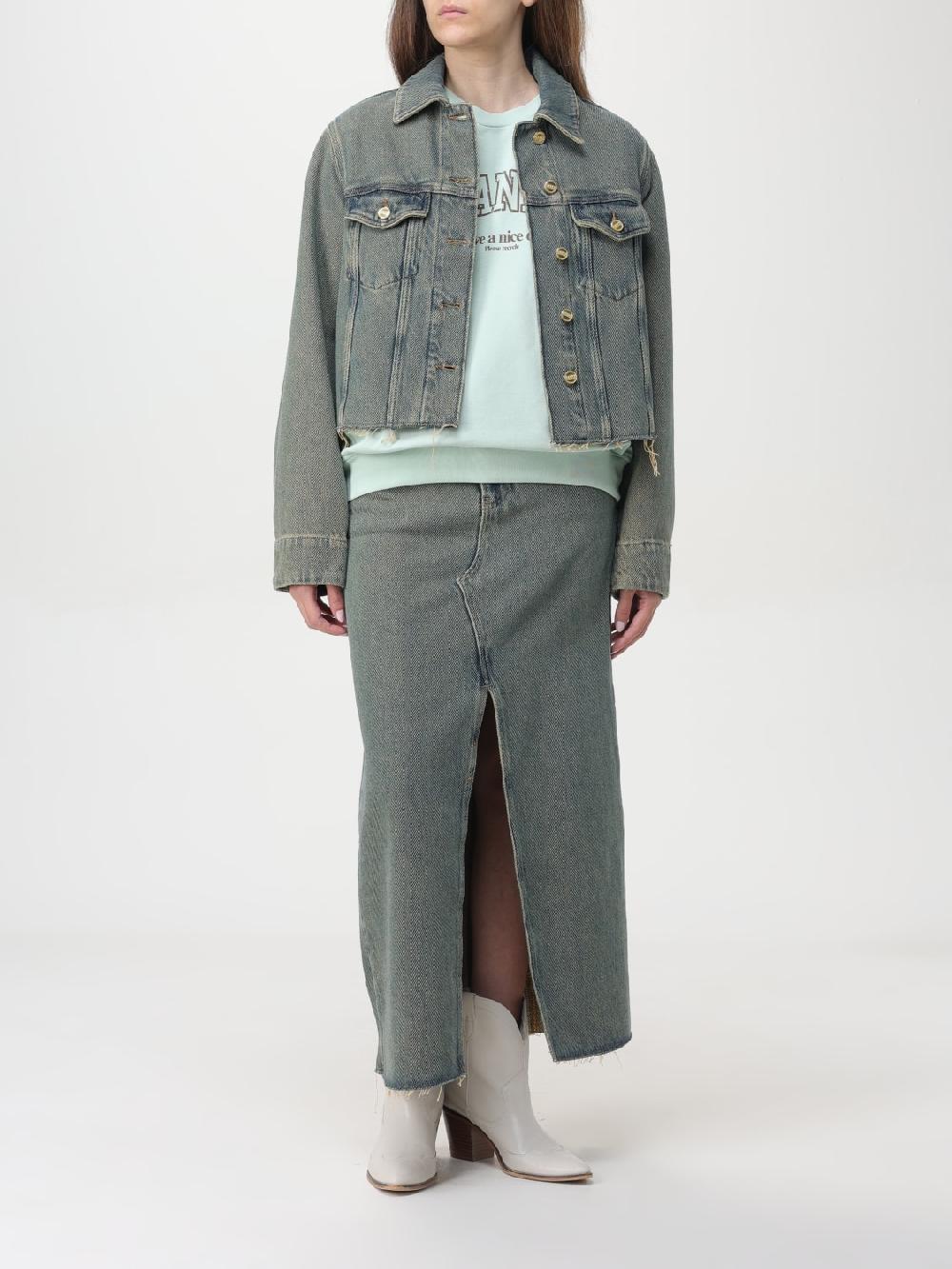 Giglio Gonna di jeans midi Ganni Promozione
