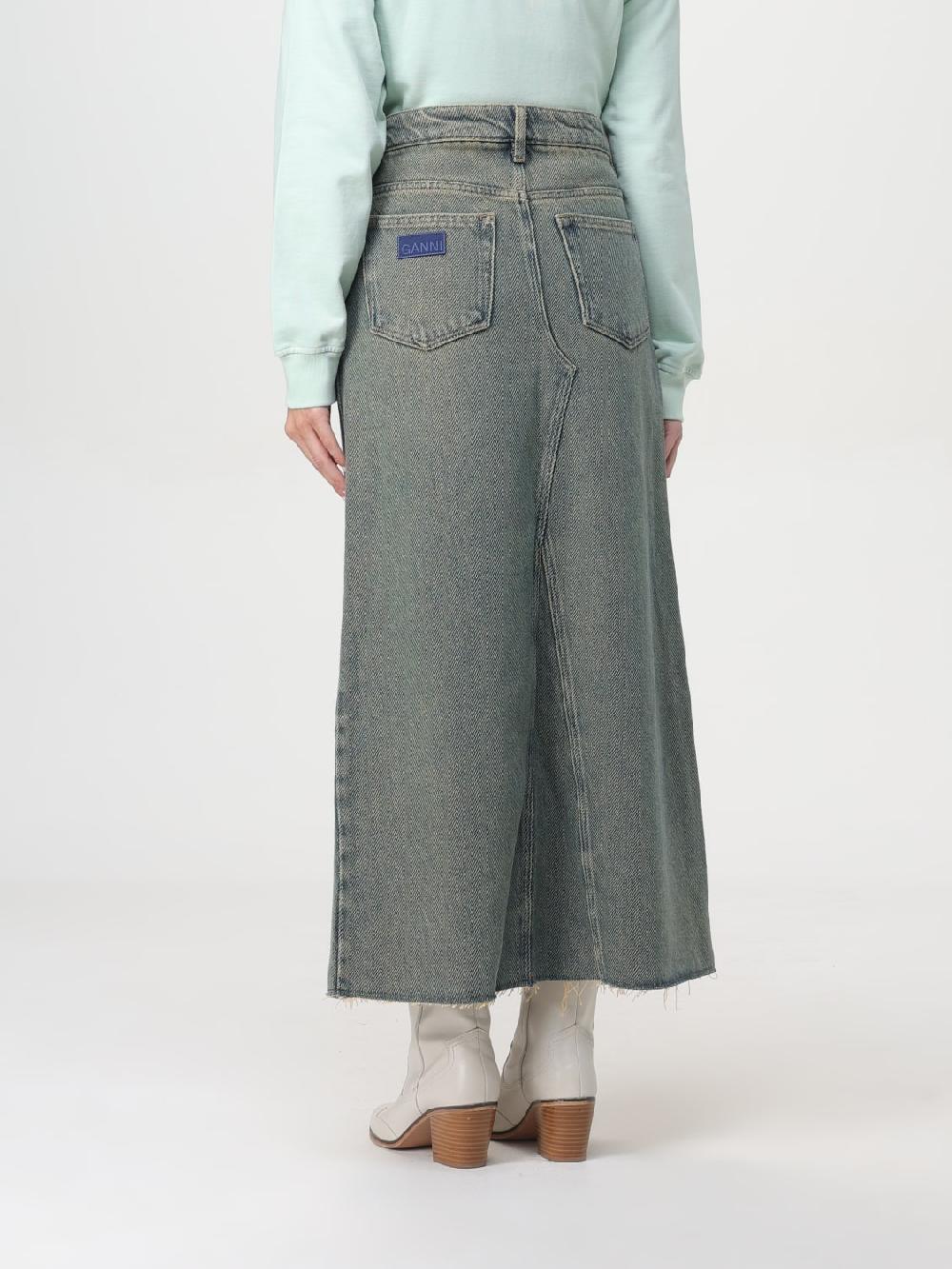 Giglio Gonna di jeans midi Ganni Promozione