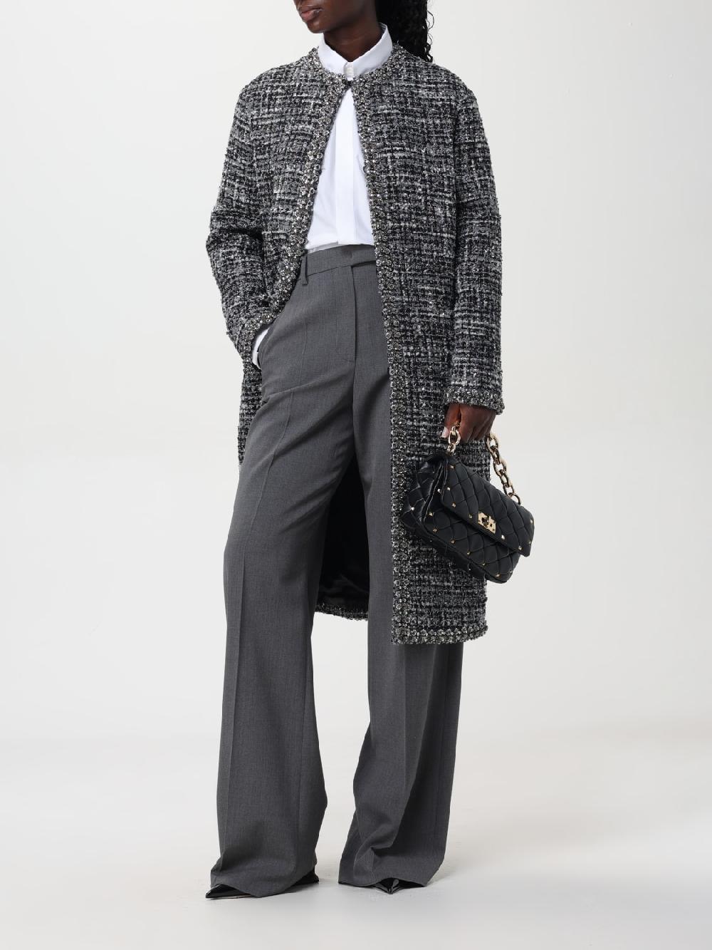 Giglio Pantalone Valentino in lana vergine Fino Al -60%