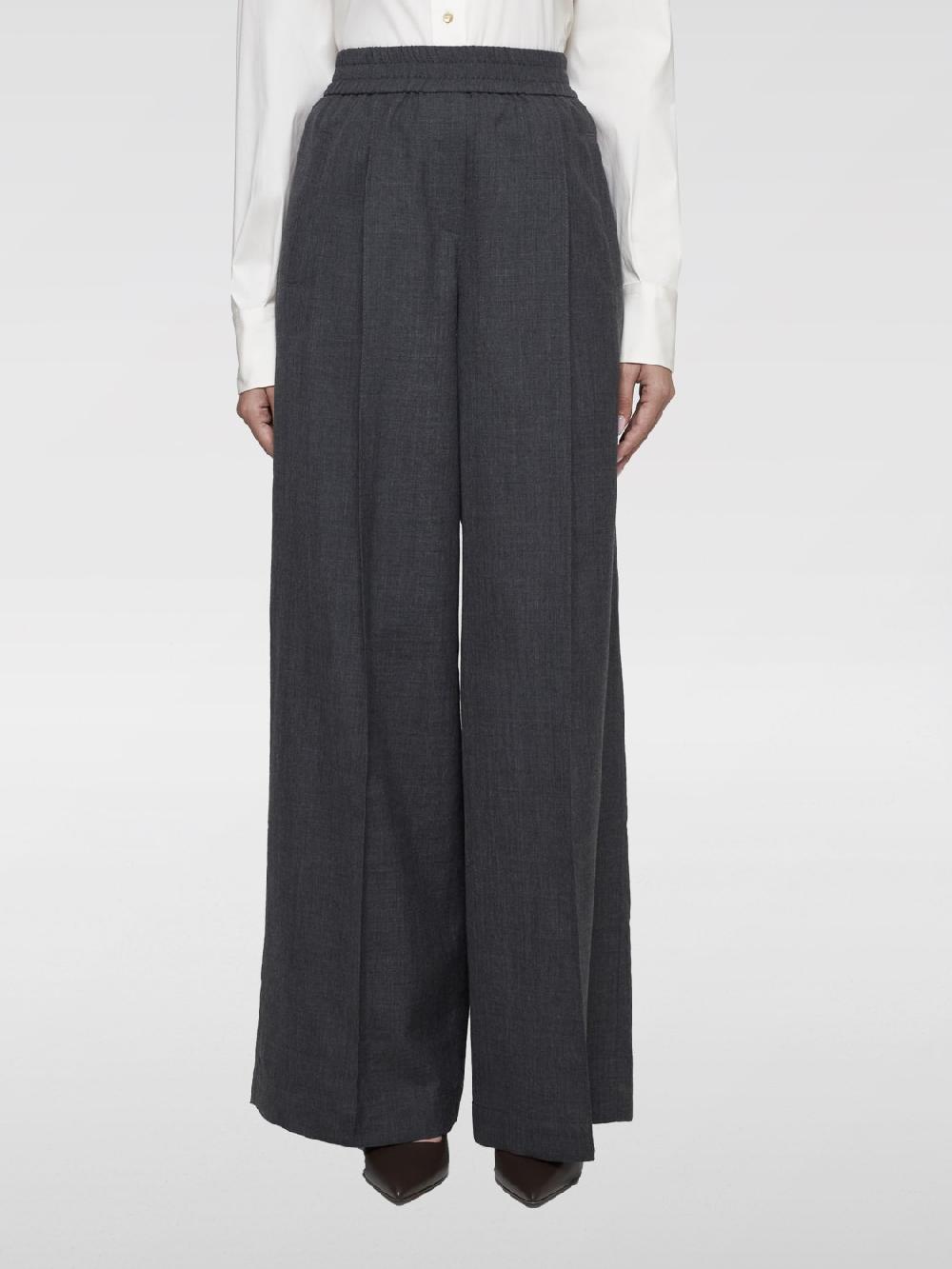 Giglio Pantalone ampio Brunello Cucinelli in lana Shopping Online