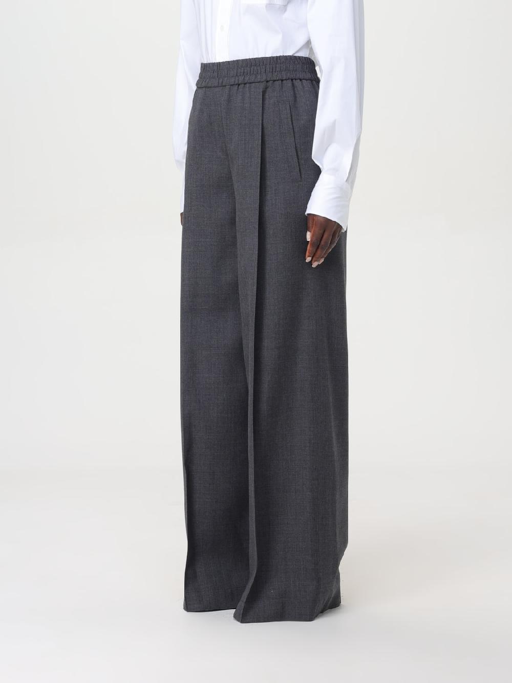 Giglio Pantalone ampio Brunello Cucinelli in lana Shopping Online