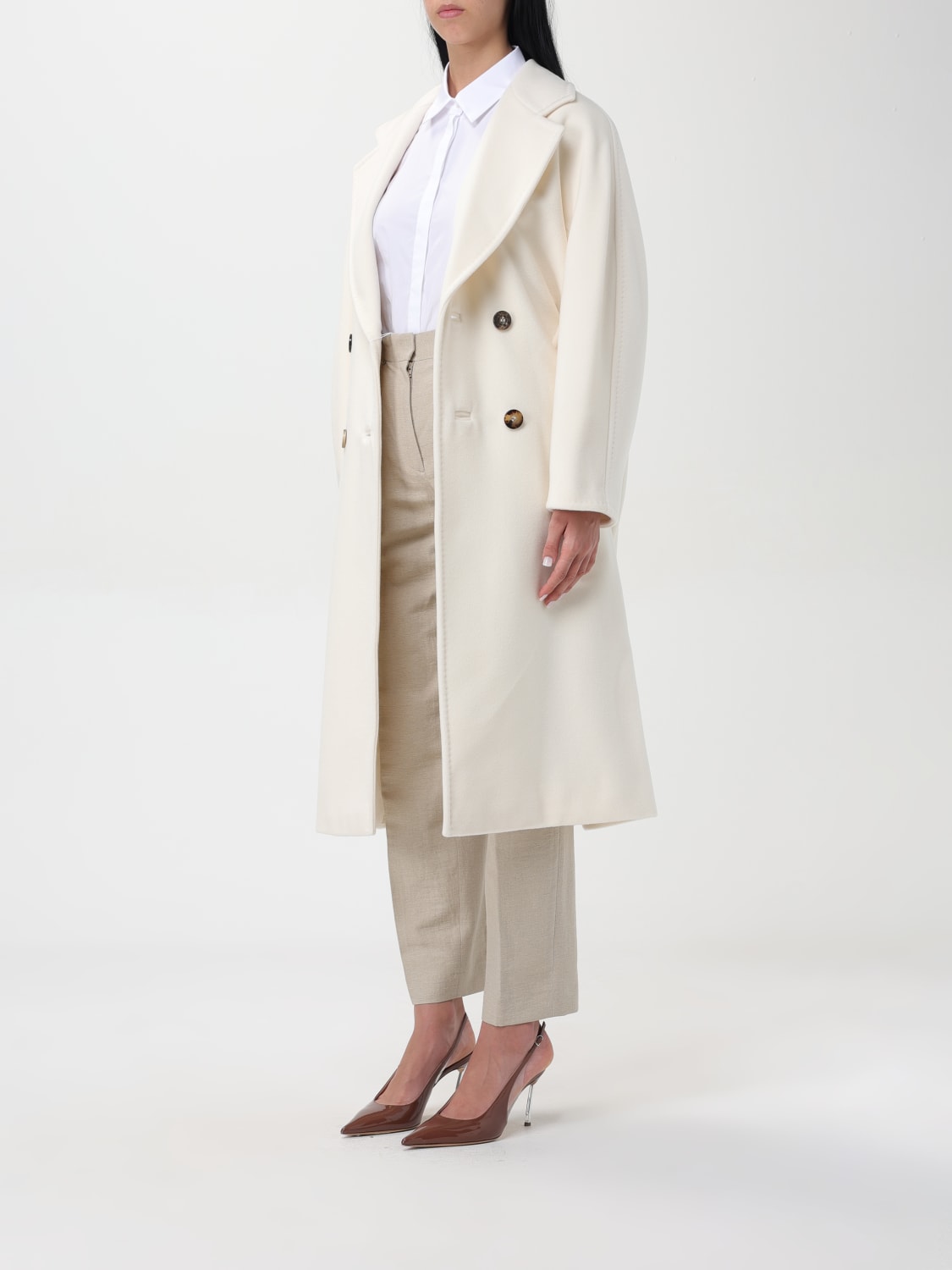 Giglio Cappotto di lana a doppiopetto Max Mara Vendita Calda