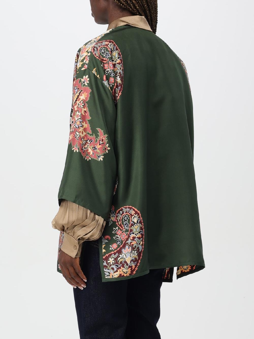 Giglio Kimono Etro in seta stampata Spedizione gratuita