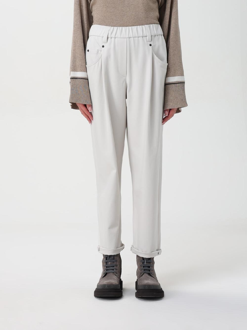 Giglio Pantalone Brunello Cucinelli in cotone Offerta speciale