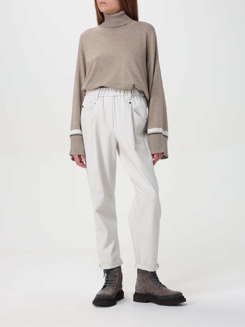 Giglio Pantalone Brunello Cucinelli in cotone Offerta speciale