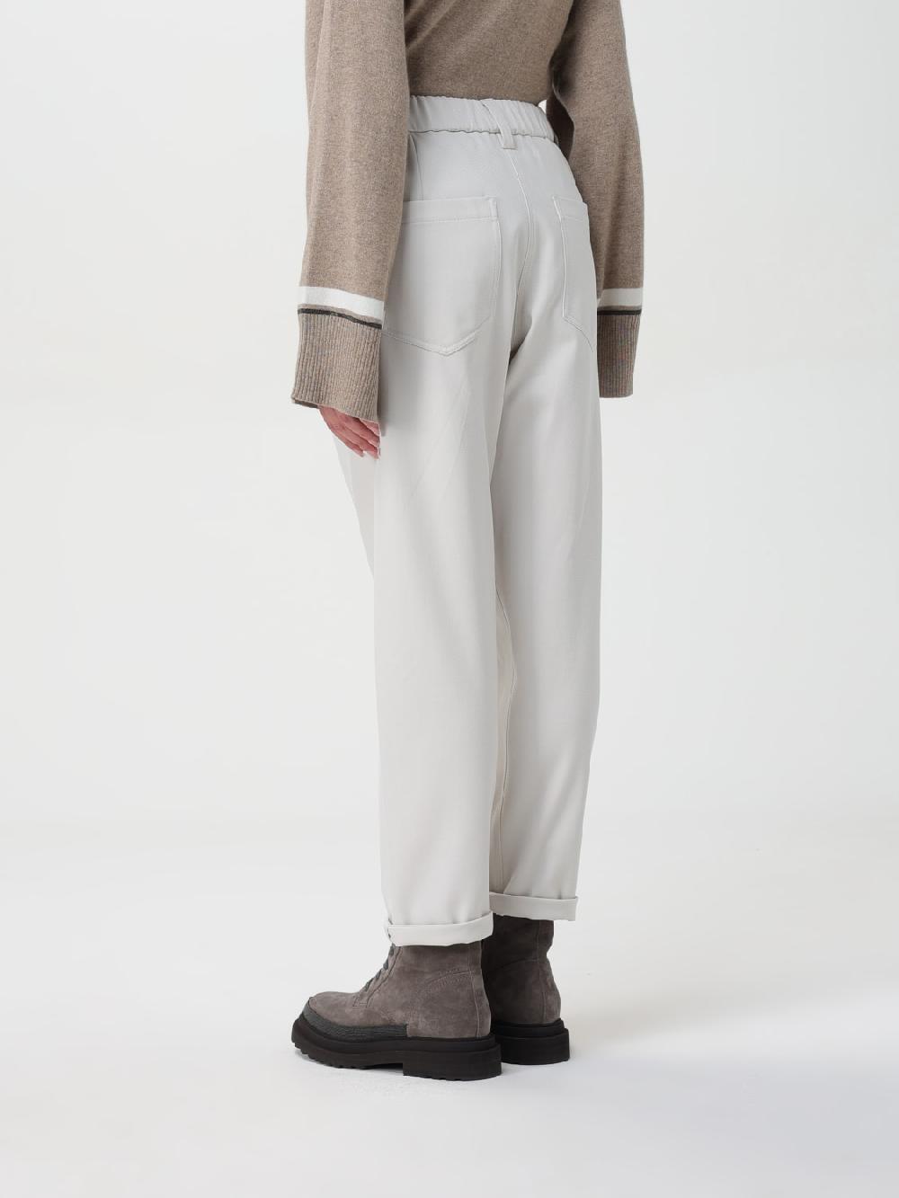 Giglio Pantalone Brunello Cucinelli in cotone Offerta speciale