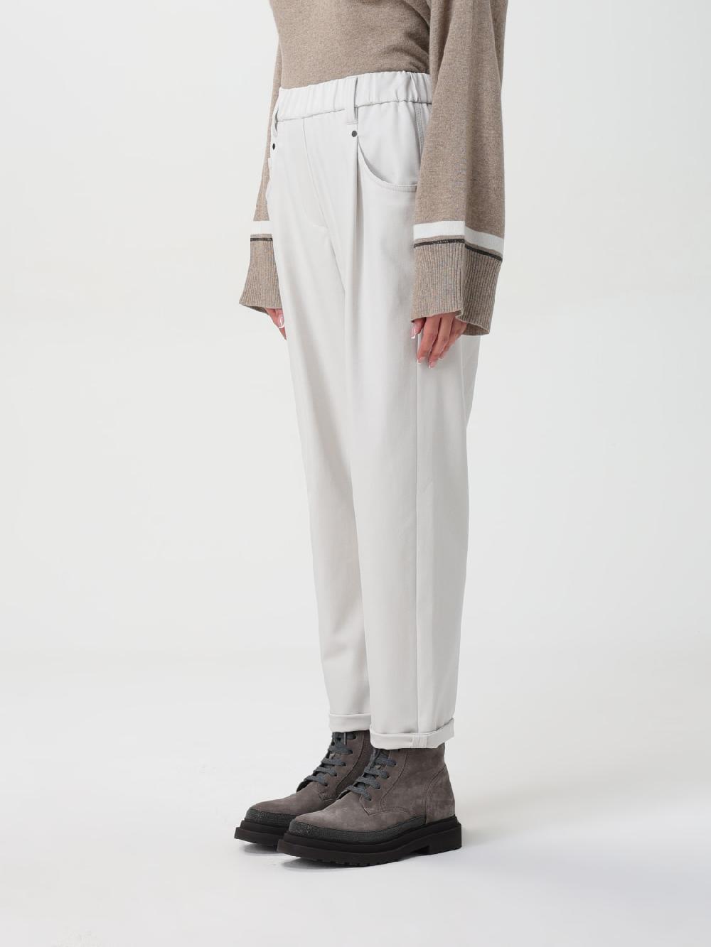 Giglio Pantalone Brunello Cucinelli in cotone Offerta speciale