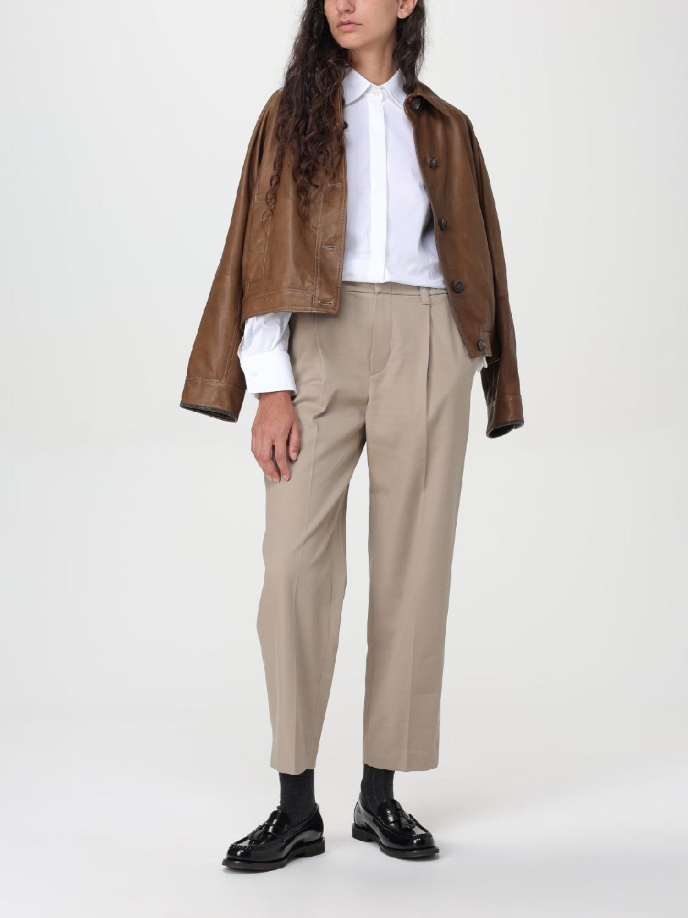 Giglio Pantalone Brunello Cucinelli in cotone Flash Sale