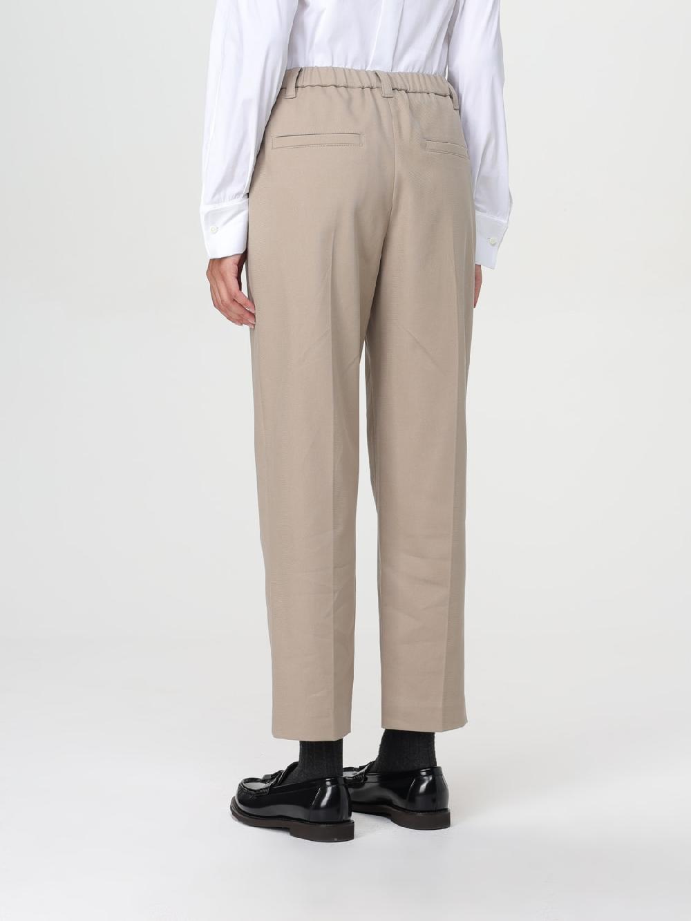 Giglio Pantalone Brunello Cucinelli in cotone Flash Sale