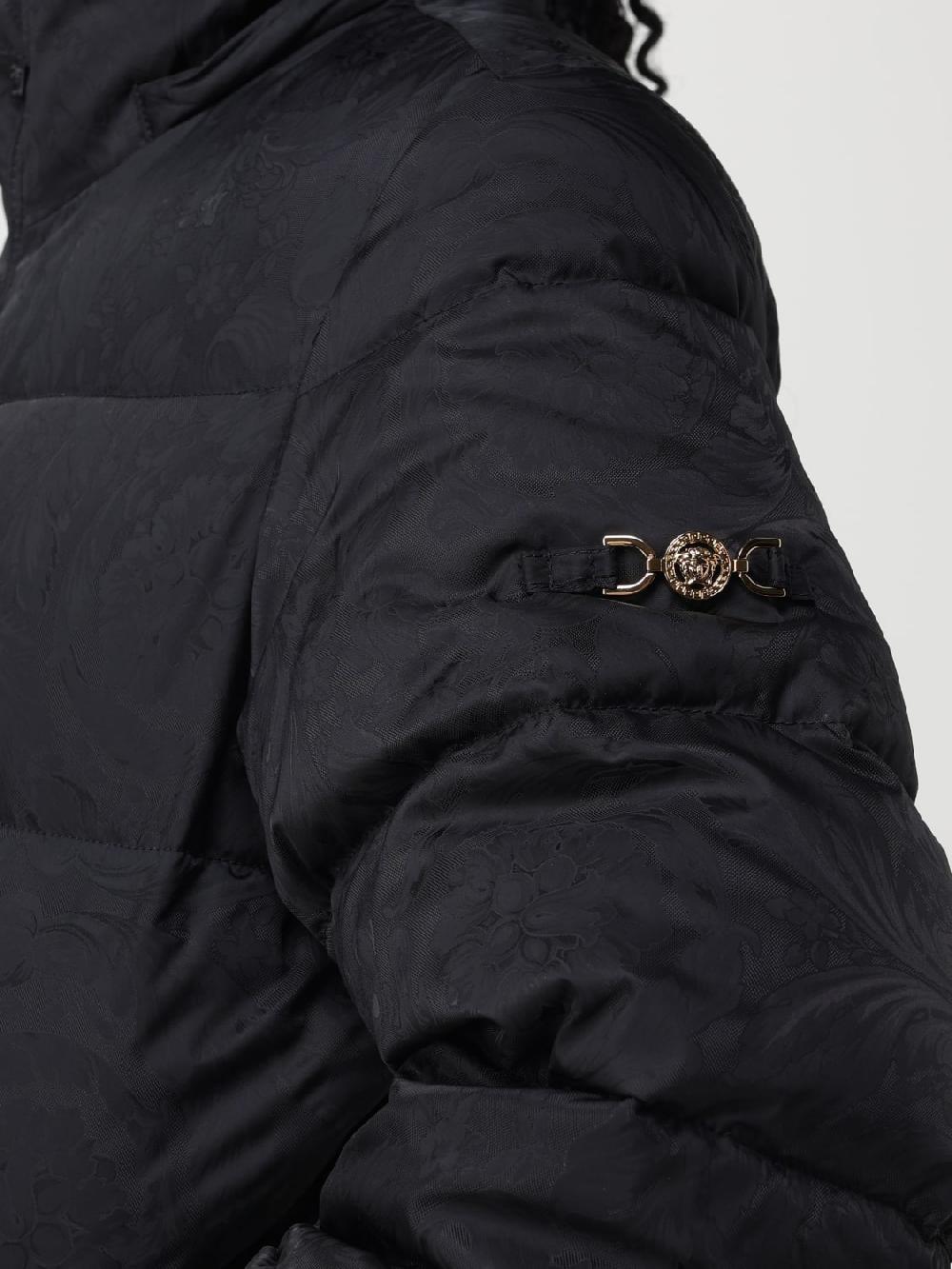 Giglio Piumino con cappuccio Versace Vendita calda