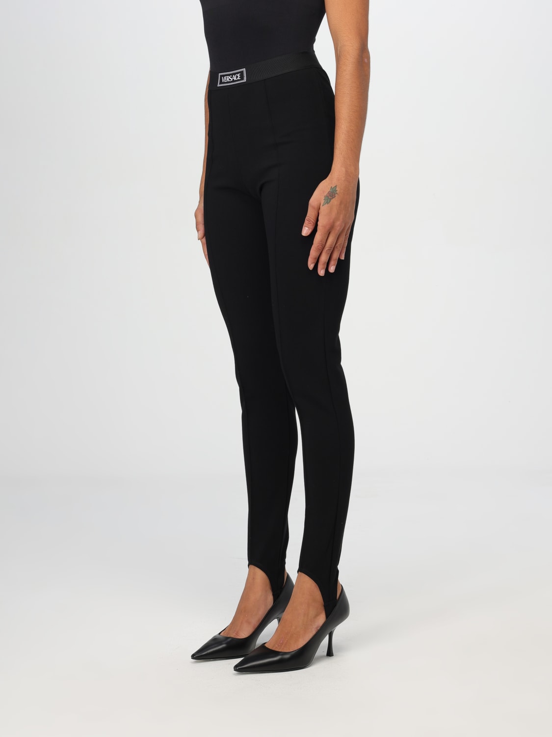 Giglio Leggings Versace in tessuto elasticizzato Super Saving Price