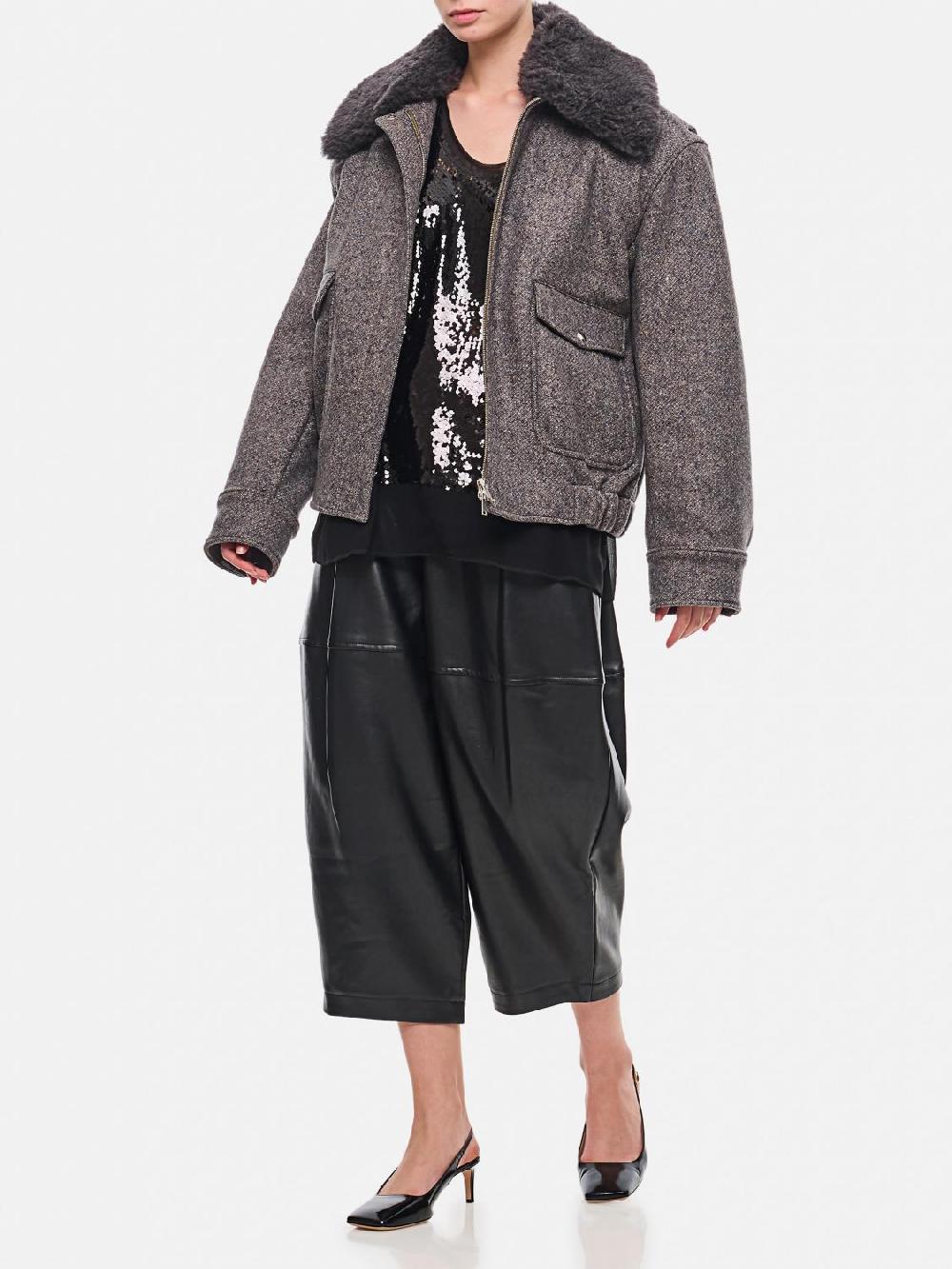 Giglio Giubbotto Stella McCartney in lana e seta 50% di sconto con spedizione gratuita