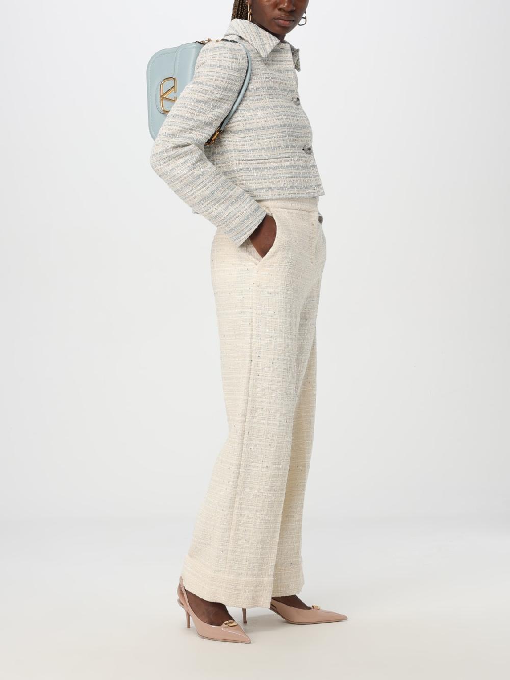 Giglio Pantalone Valentino in misto cotone Italy