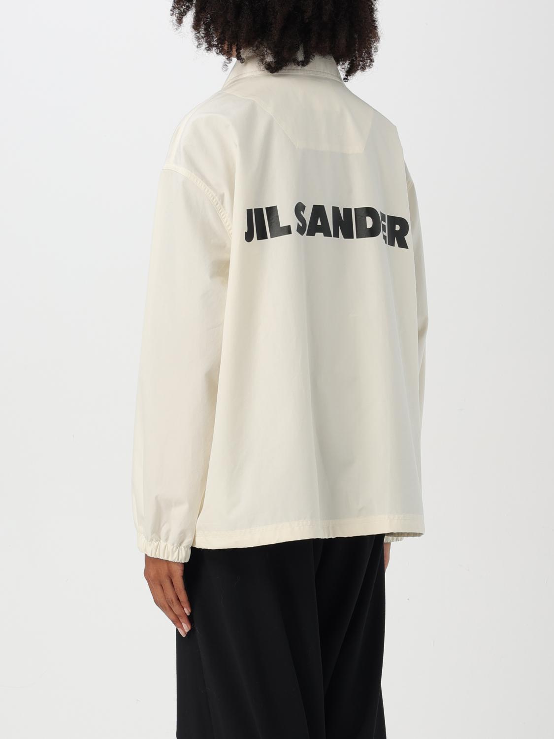 Giglio Giubbotto Jil Sander in cotone con logo Pezzi Unici