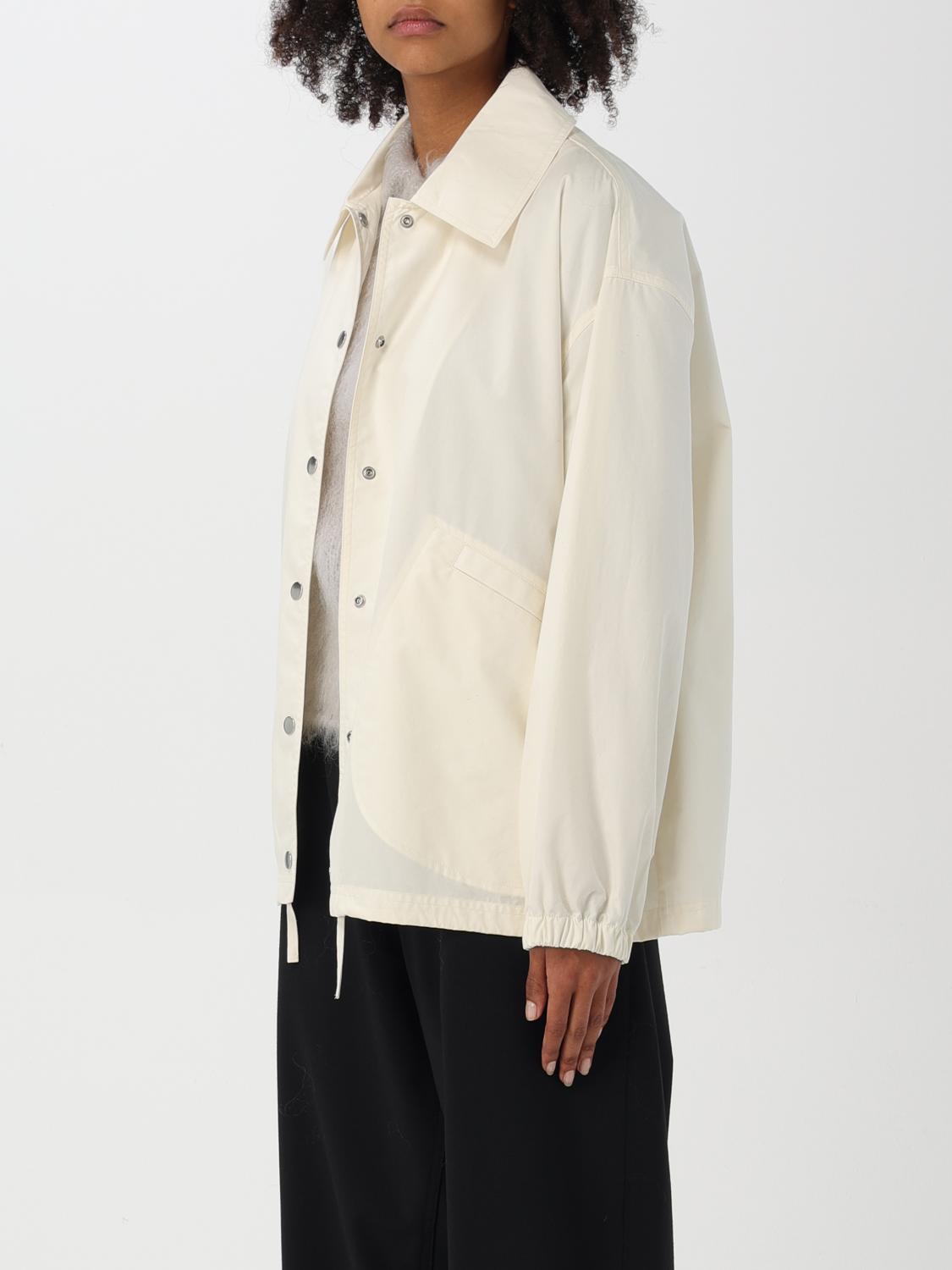 Giglio Giubbotto Jil Sander in cotone con logo Pezzi Unici