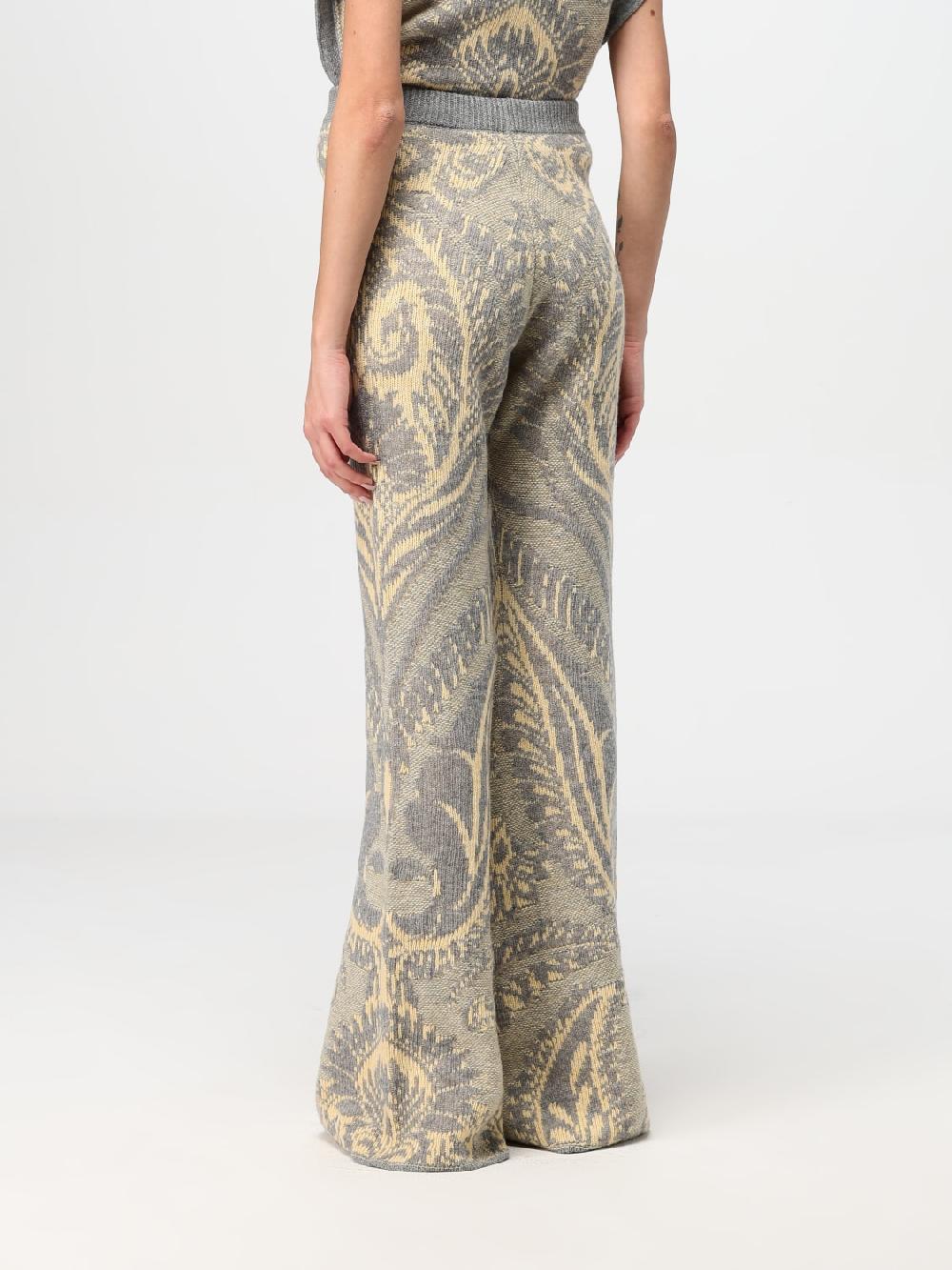 Giglio Pantalone Etro in lana jacquard Soddisfazione Garantita