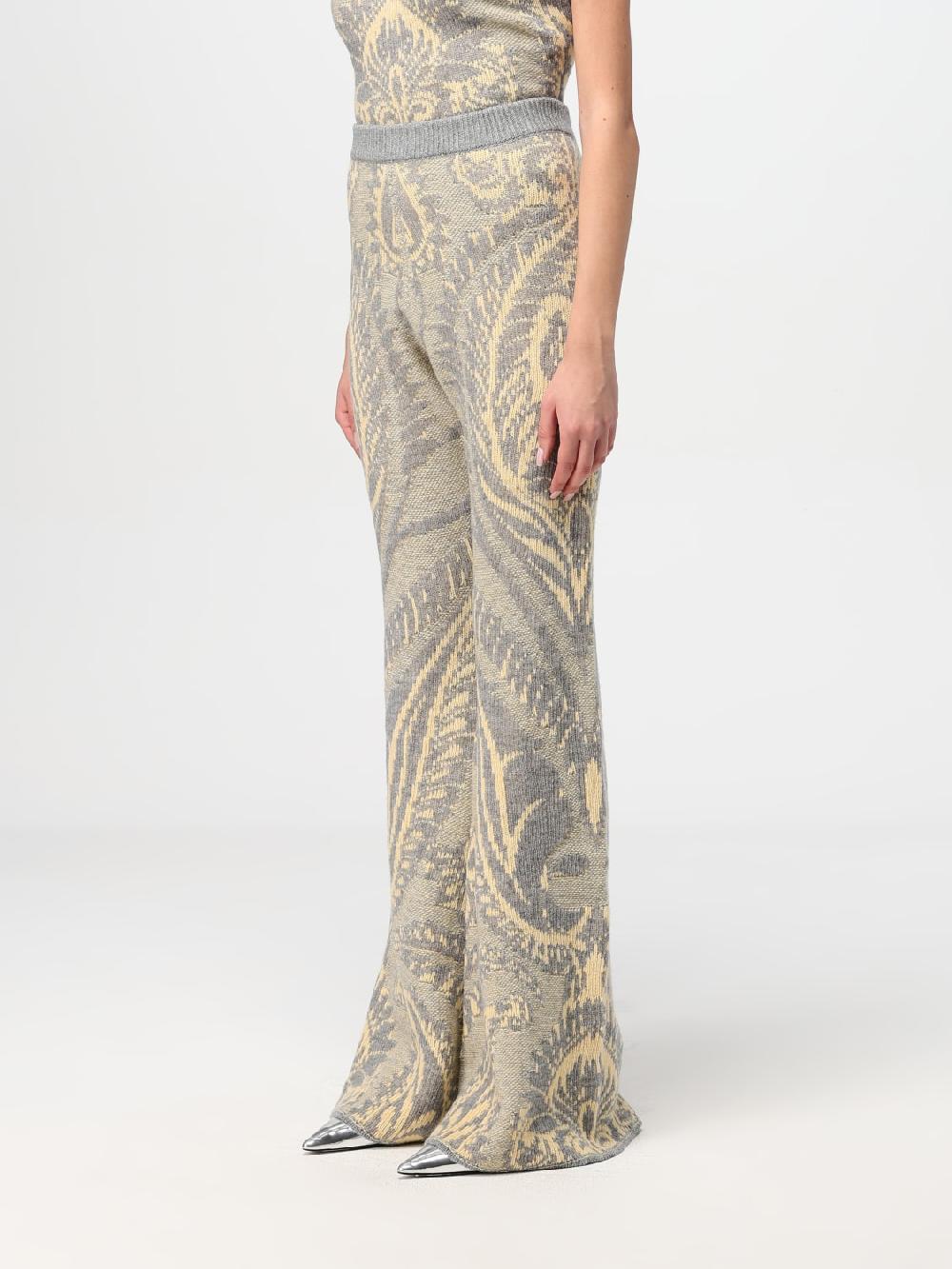 Giglio Pantalone Etro in lana jacquard Soddisfazione Garantita