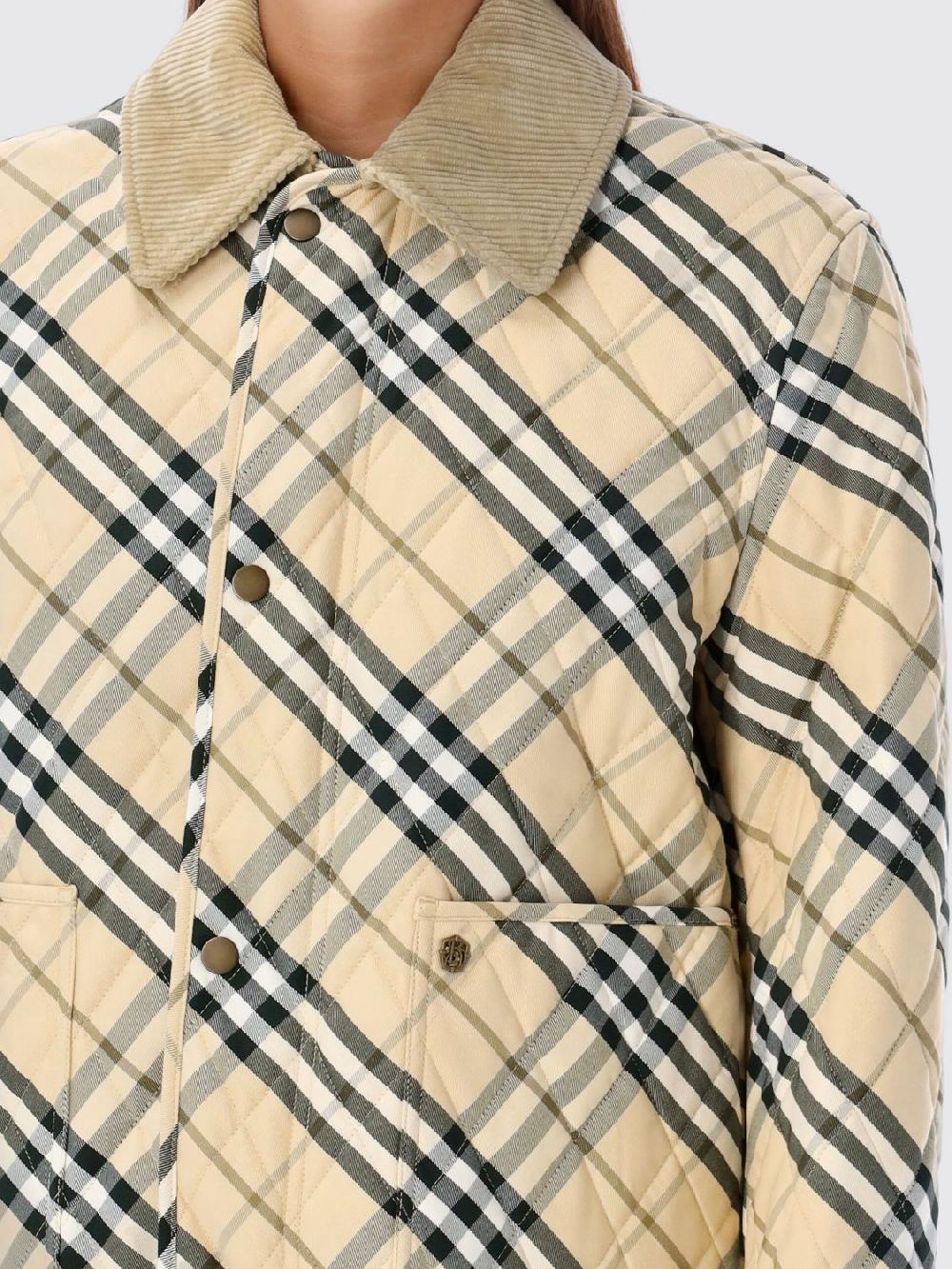Giglio Bomber Burberry in cotone stampato Qualità Garantita