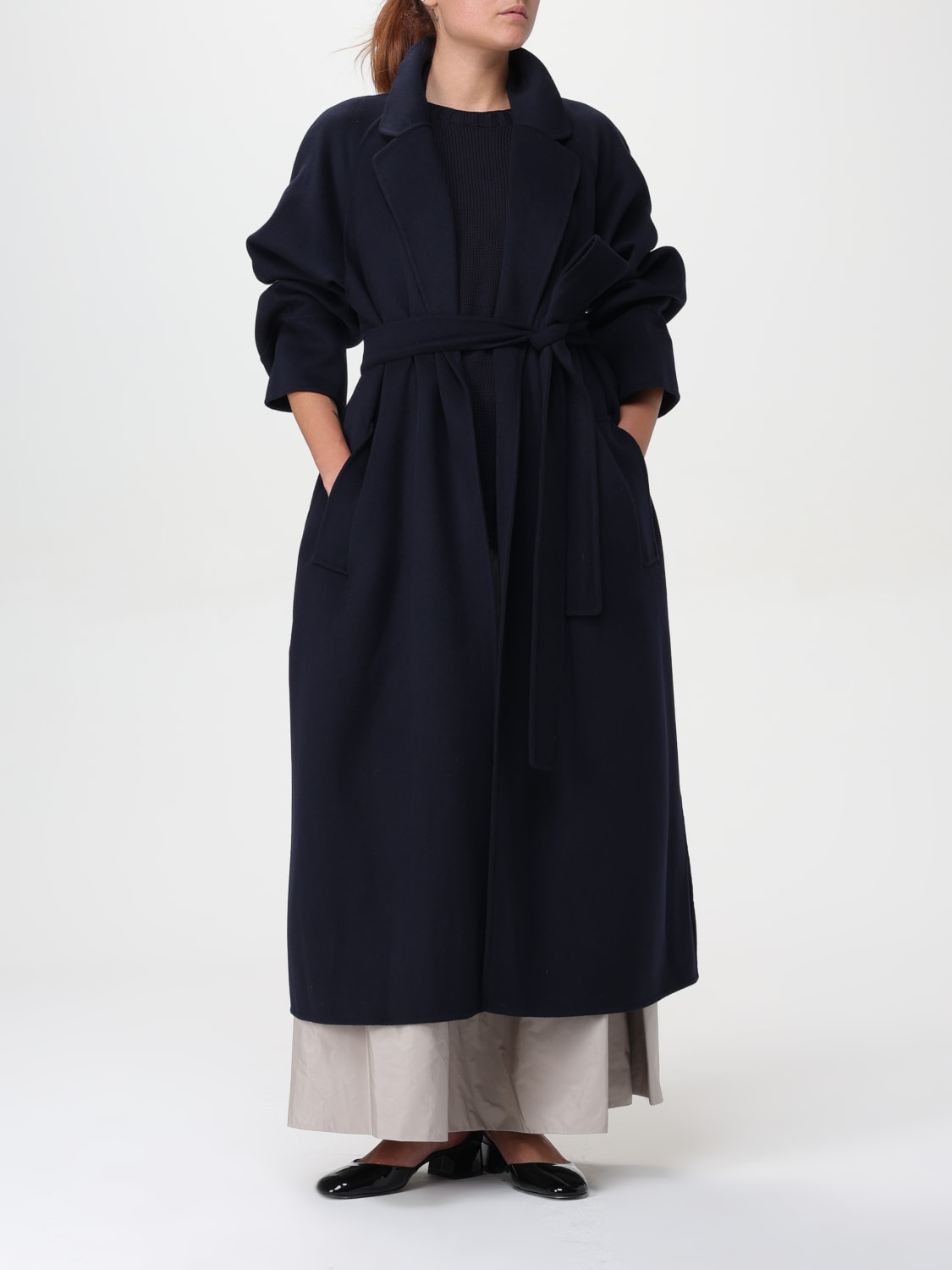 Giglio Cappotto lungo in lana vergine Max Mara Consegna Veloce