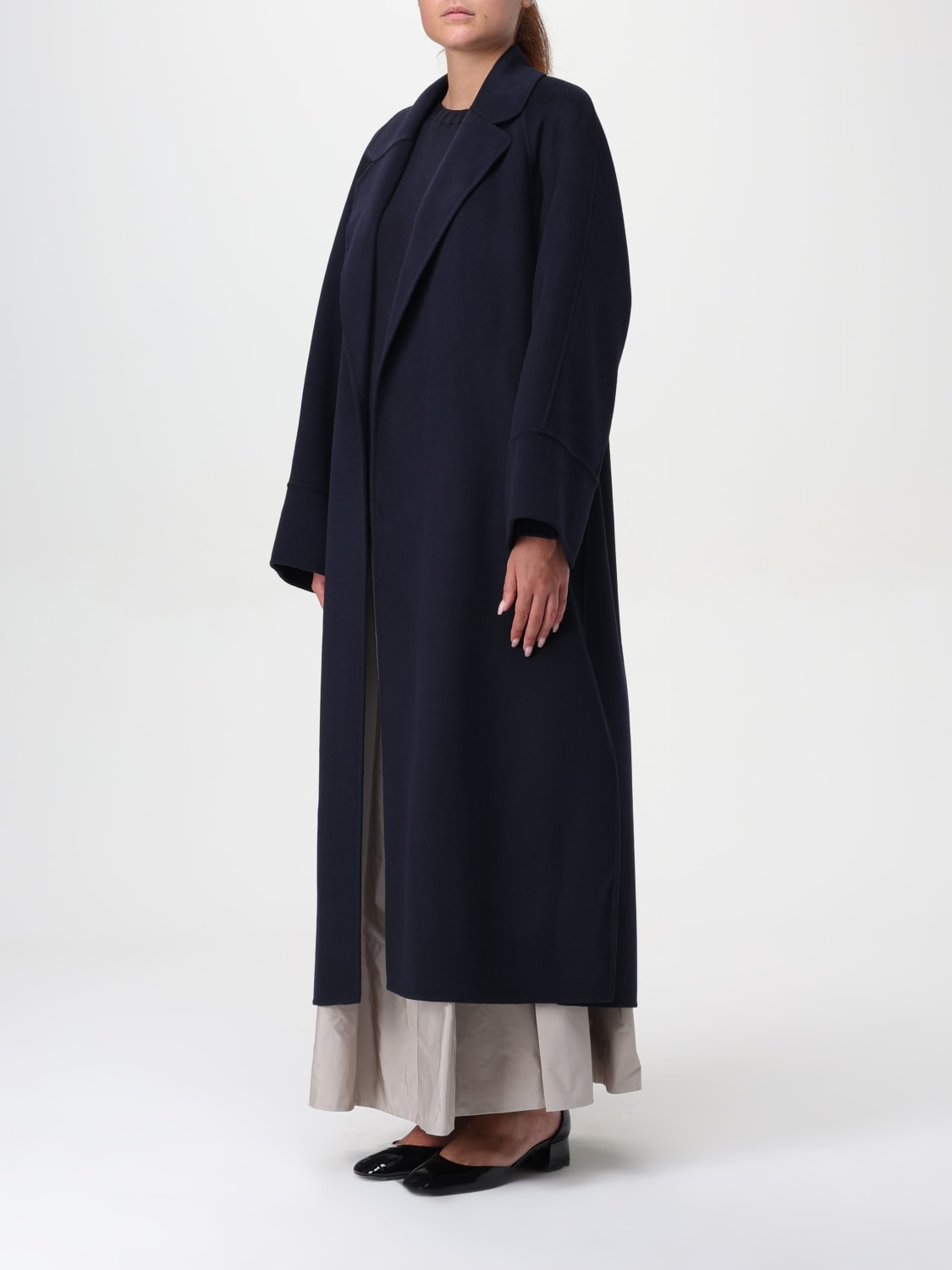 Giglio Cappotto lungo in lana vergine Max Mara Consegna Veloce