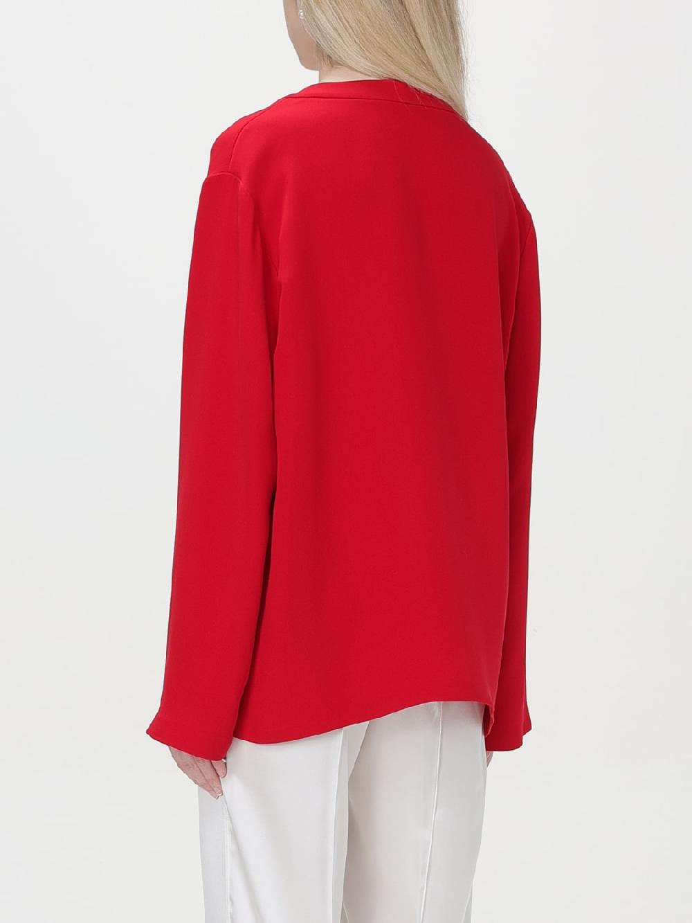 Giglio Blusa di seta V Gold Valentino Shopping Online