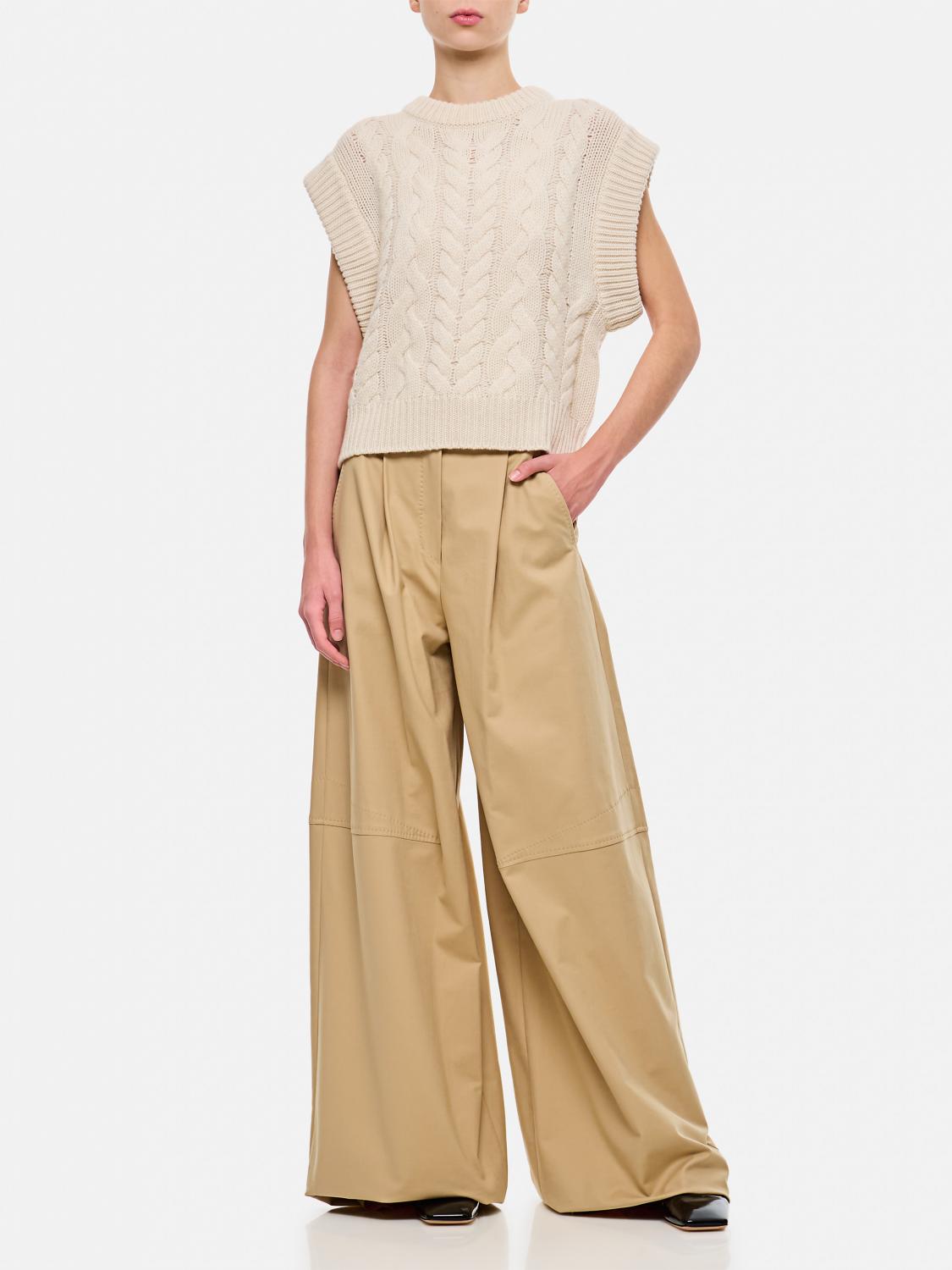 Giglio Pantalone Max Mara in cotone stretch Outlet