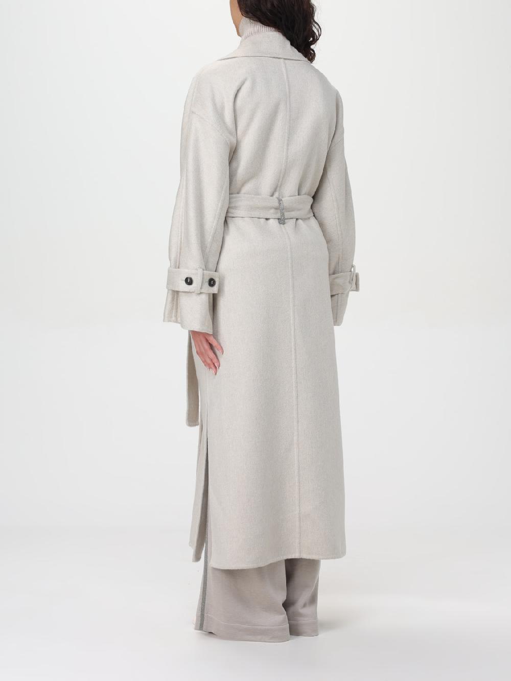 Giglio Cappotto con cintura Brunello Cucinelli Saldi