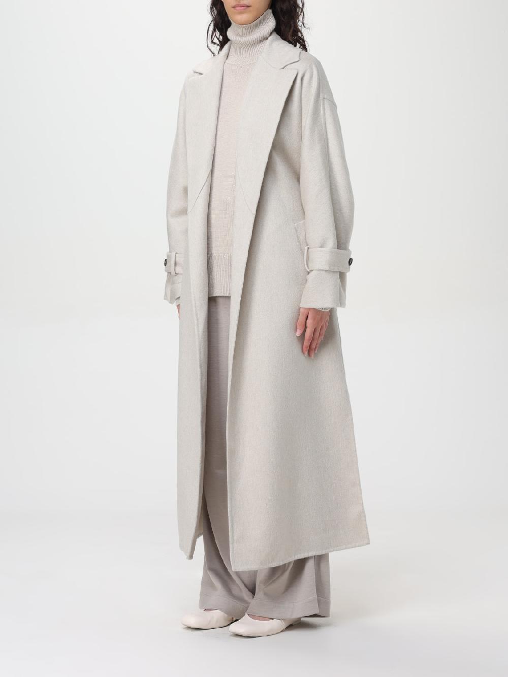 Giglio Cappotto con cintura Brunello Cucinelli Saldi