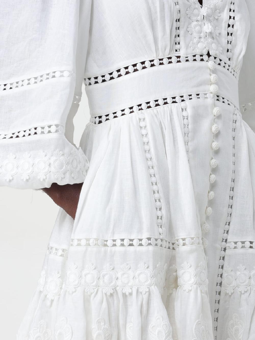 Giglio Abito mini Zimmermann in lino Moda